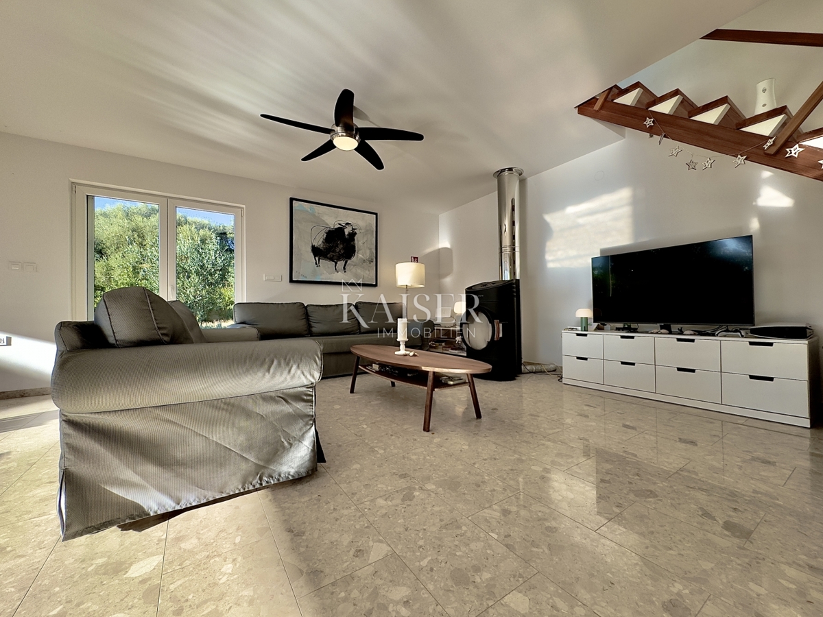 Pag, Potočnica - Villa familiare con piscina e splendida vista a 100 m dalla spiaggia