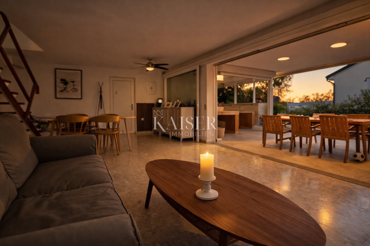 Pag, Potočnica - Villa familiare con piscina e splendida vista a 100 m dalla spiaggia