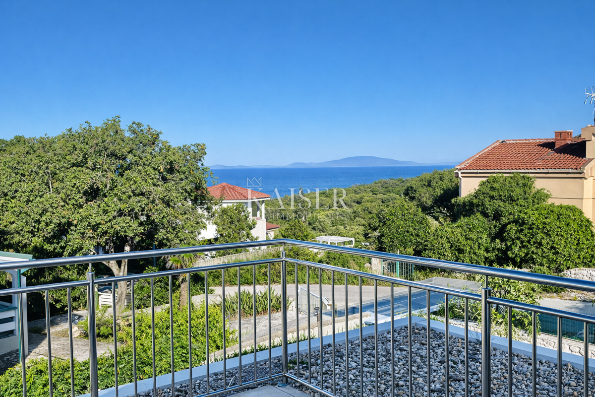Pag, Potočnica - Villa familiare con piscina e splendida vista a 100 m dalla spiaggia