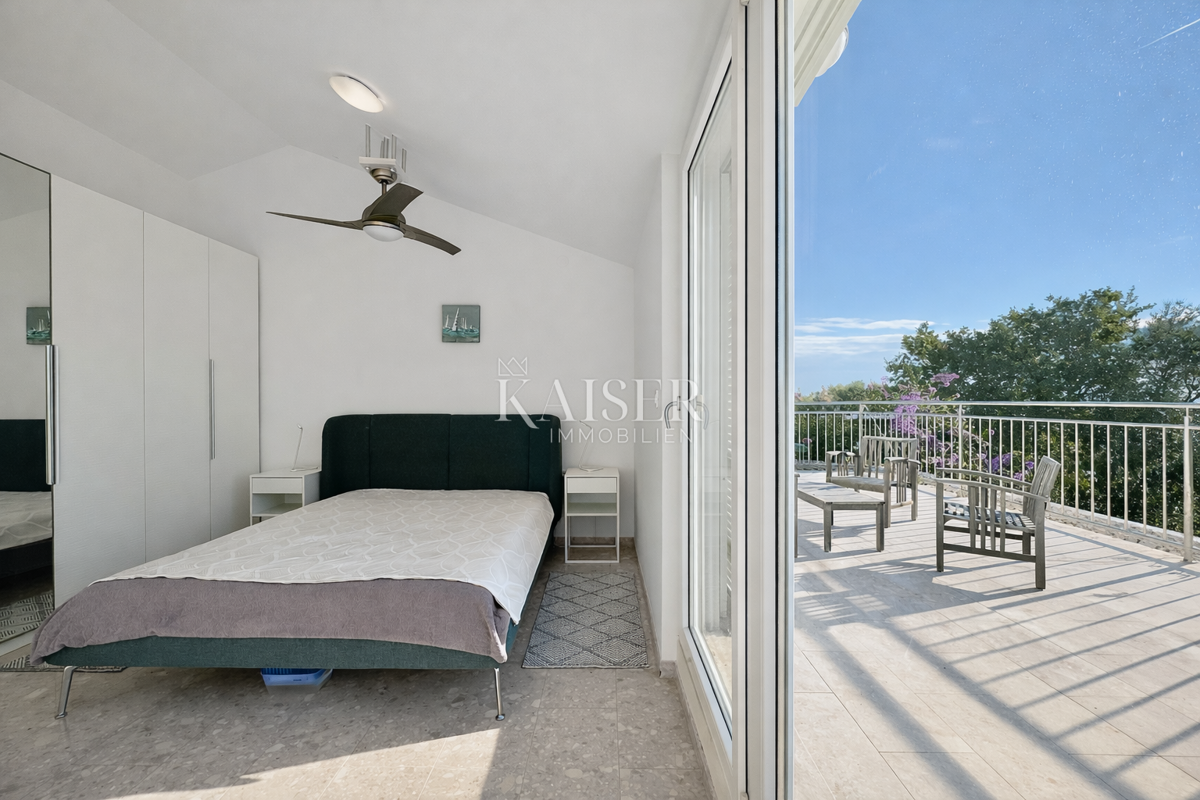 Pag, Potočnica - Villa familiare con piscina e splendida vista a 100 m dalla spiaggia