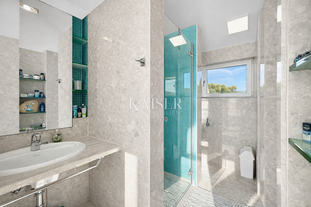 Pag, Potočnica - Villa familiare con piscina e splendida vista a 100 m dalla spiaggia