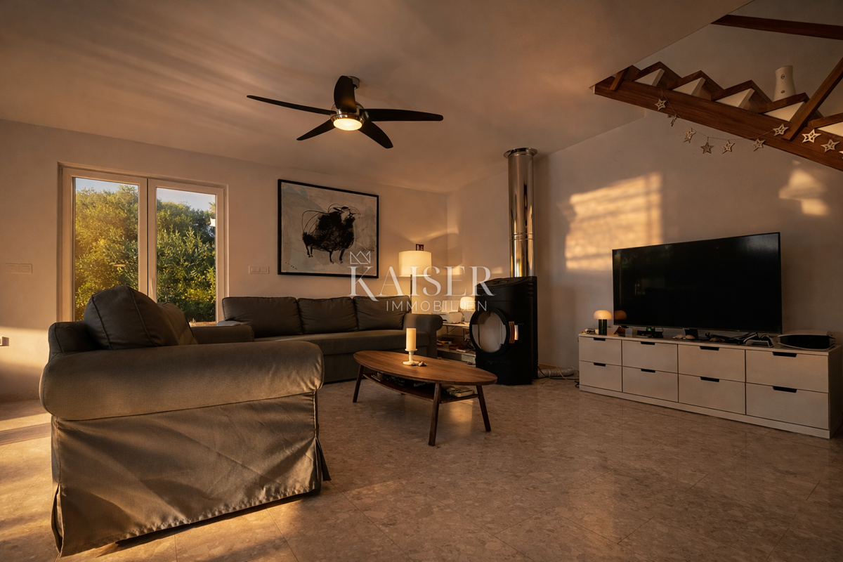 Pag, Potočnica - Villa familiare con piscina e splendida vista a 100 m dalla spiaggia