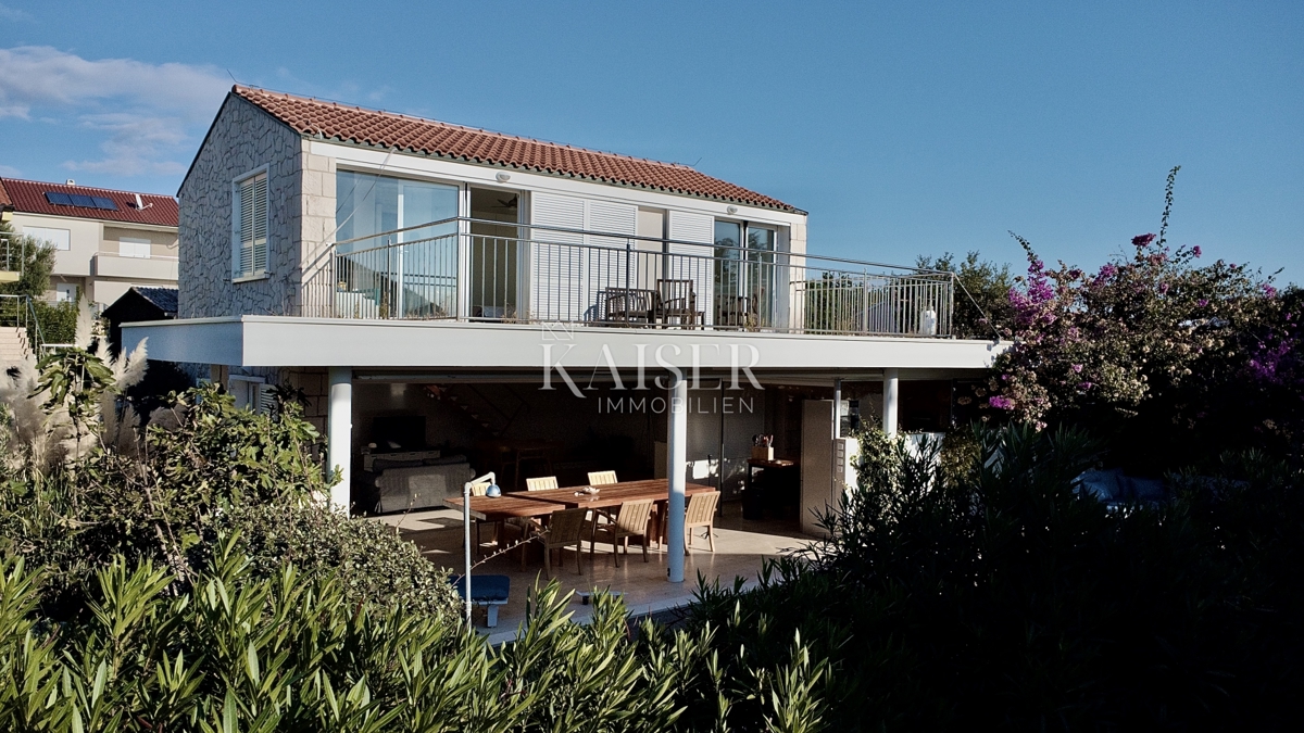 Pag, Potočnica - Villa familiare con piscina e splendida vista a 100 m dalla spiaggia