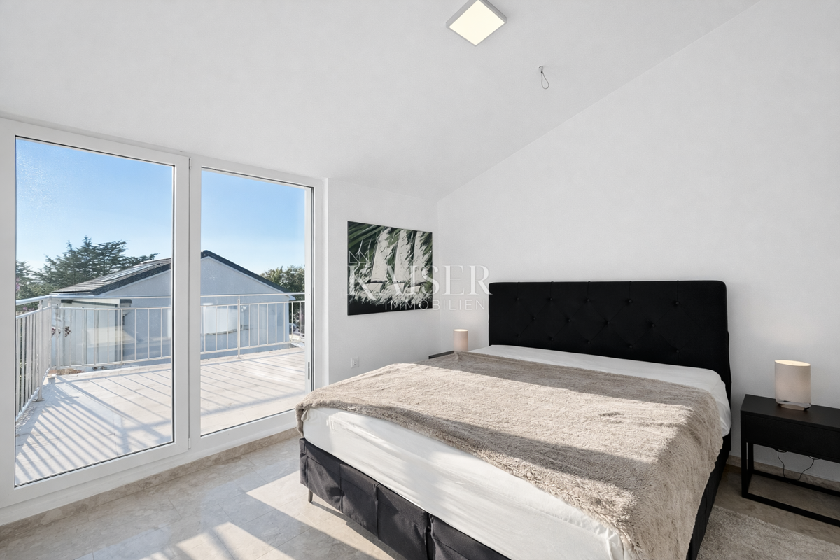 Pag, Potočnica - Villa familiare con piscina e splendida vista a 100 m dalla spiaggia