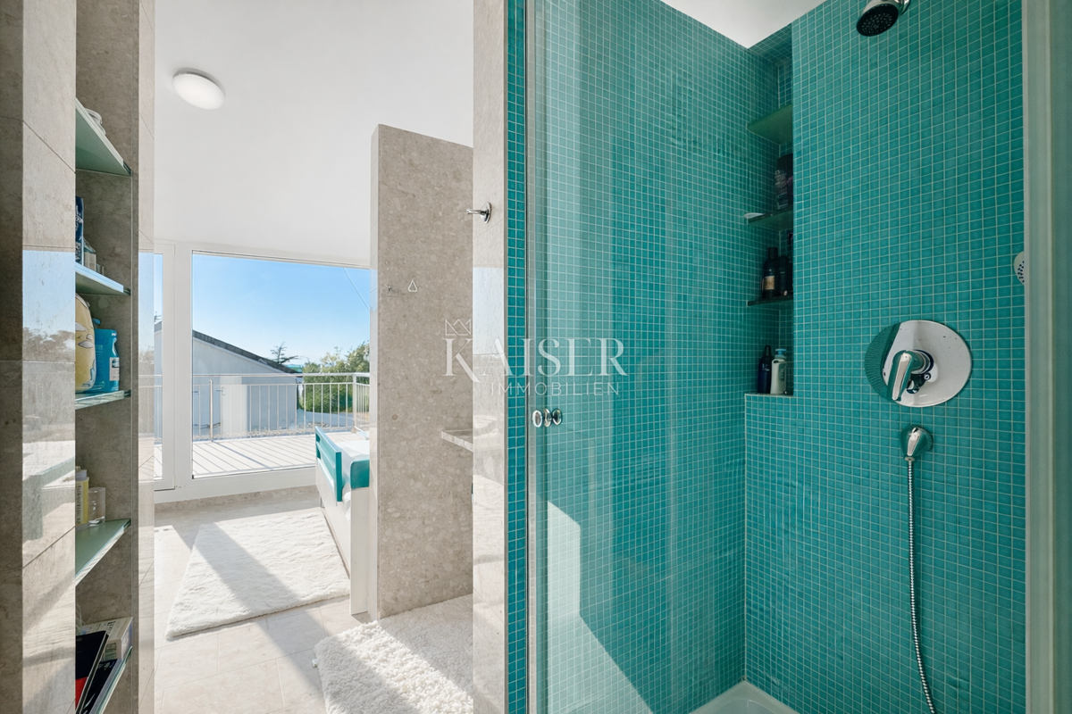 Pag, Potočnica - Villa familiare con piscina e splendida vista a 100 m dalla spiaggia