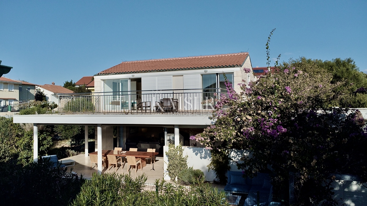 Pag, Potočnica - Villa familiare con piscina e splendida vista a 100 m dalla spiaggia