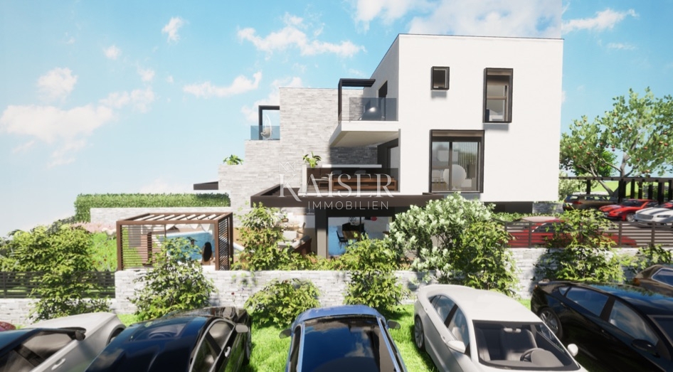 Krk, Punat - splendido appartamento duplex 126m2, vista mare