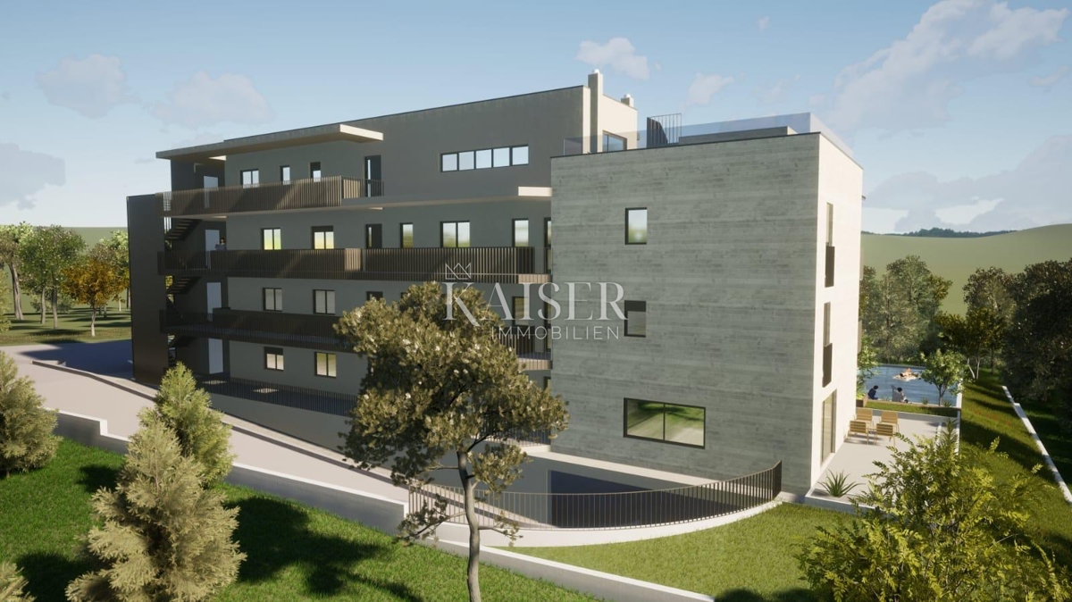 Istria - Parenzo, appartamento con ascensore e piscina, una camera da letto