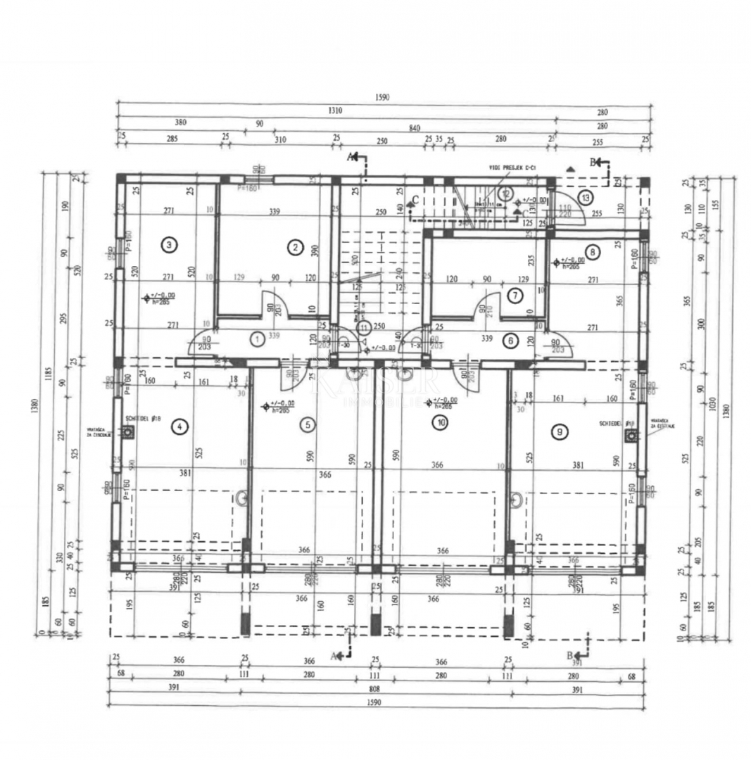 Rijeka, Marinići - appartamento 3 camere da letto + soggiorno, garage, vista mare