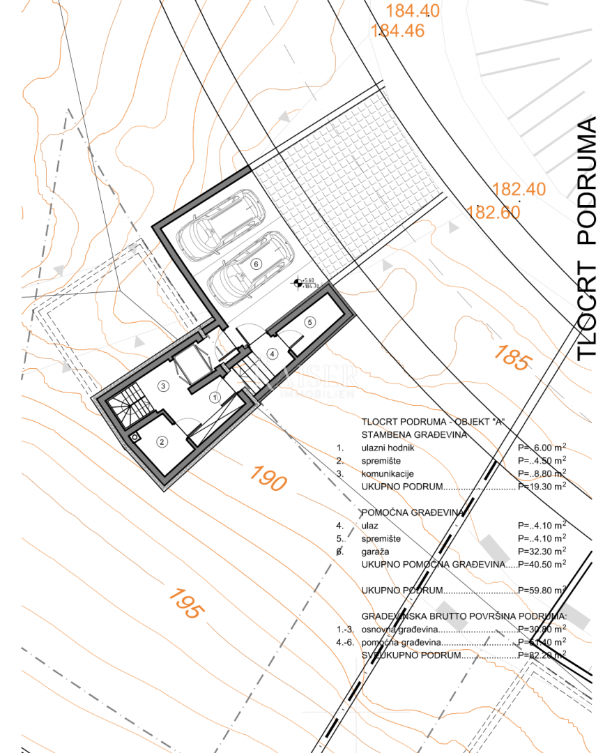 Riviera di Opatija - terreno panoramico sopra Lovran con permesso di costruzione valido