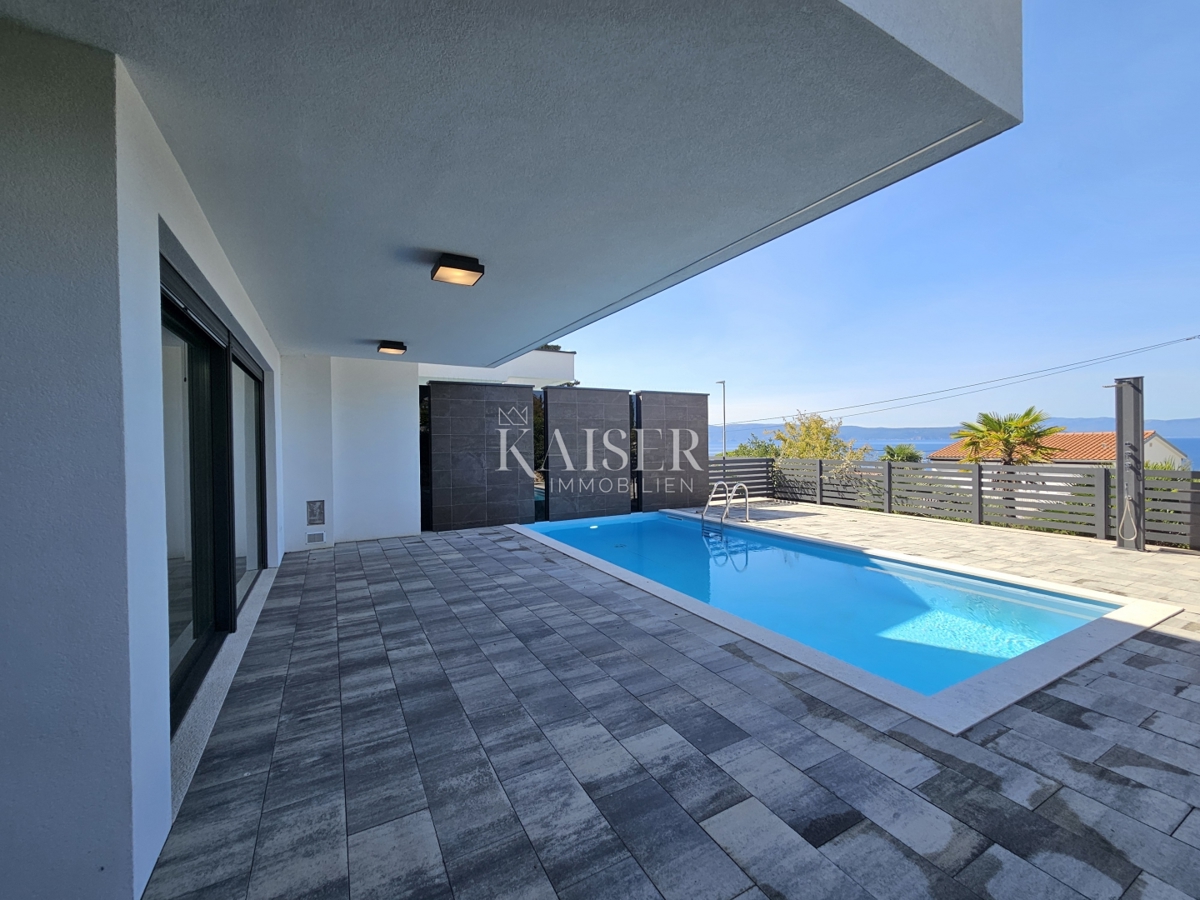 Isola di Krk, Njivice - lussuosa casa bifamiliare vicino al mare