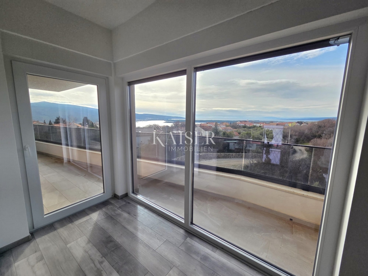 Isola di Krk, Kornić - casa moderna con piscina