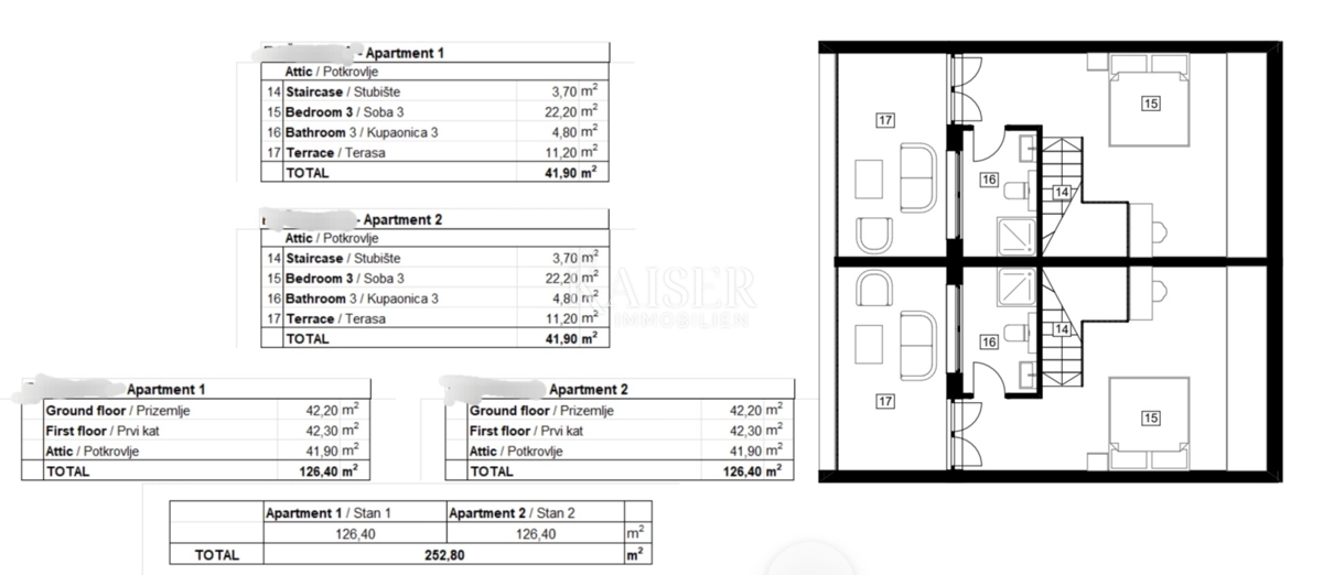 Istria, Parenzo, casa a schiera - 2 km dal mare