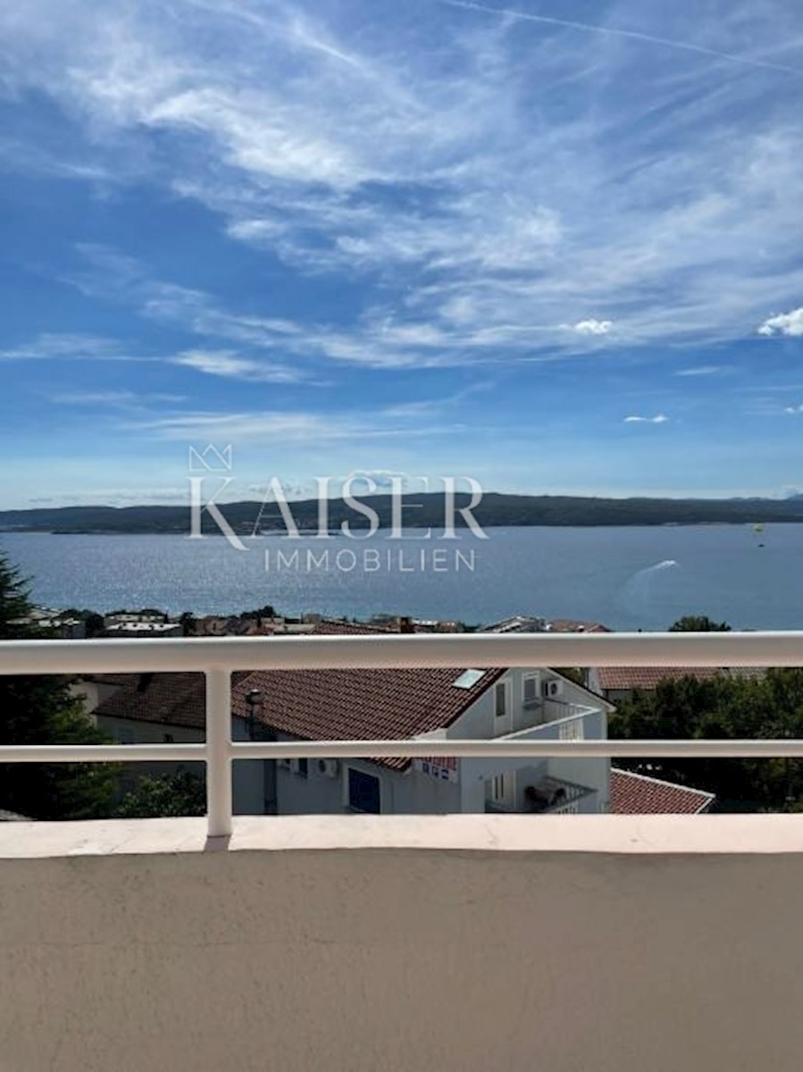 Crikvenica - appartamento con bellissima vista sul mare