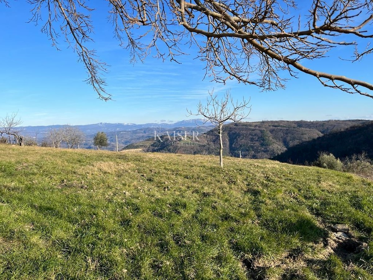 Istria, Motovun, terreno edificabile con vista panoramica