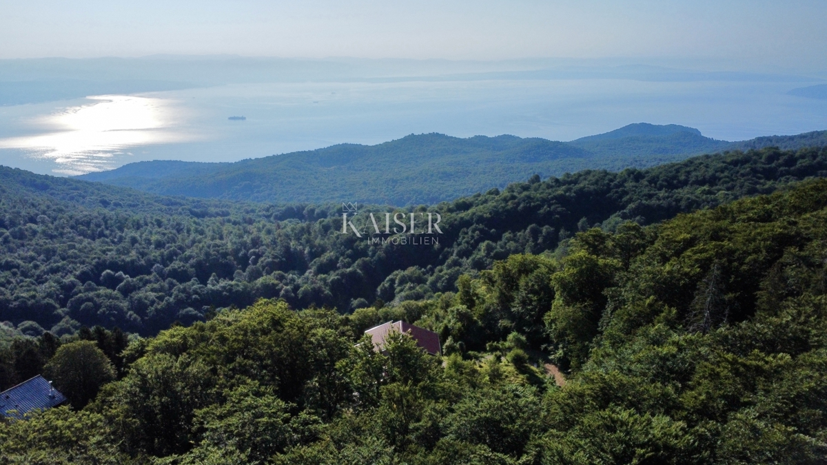 Abbazia, Poklon - Villa nel parco naturale con vista sul mare