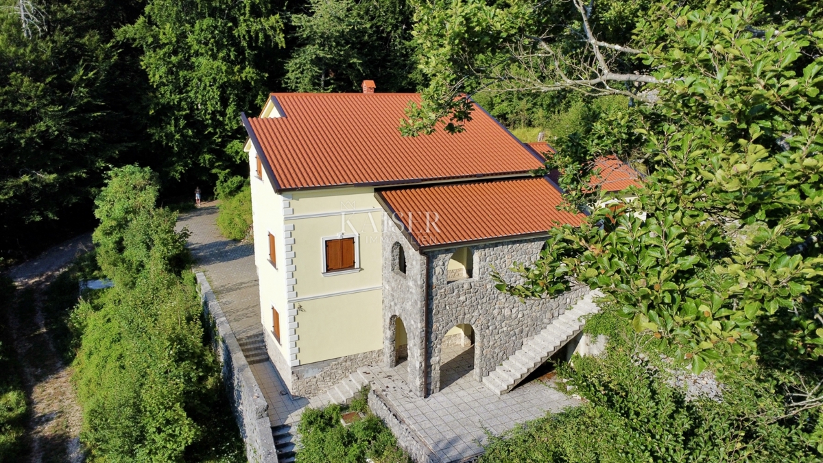 Abbazia, Poklon - Villa nel parco naturale con vista sul mare