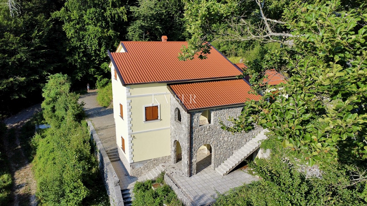 Abbazia, Poklon - Villa nel parco naturale con vista sul mare