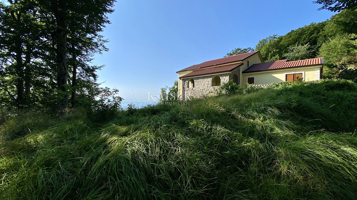 Abbazia, Poklon - Villa nel parco naturale con vista sul mare