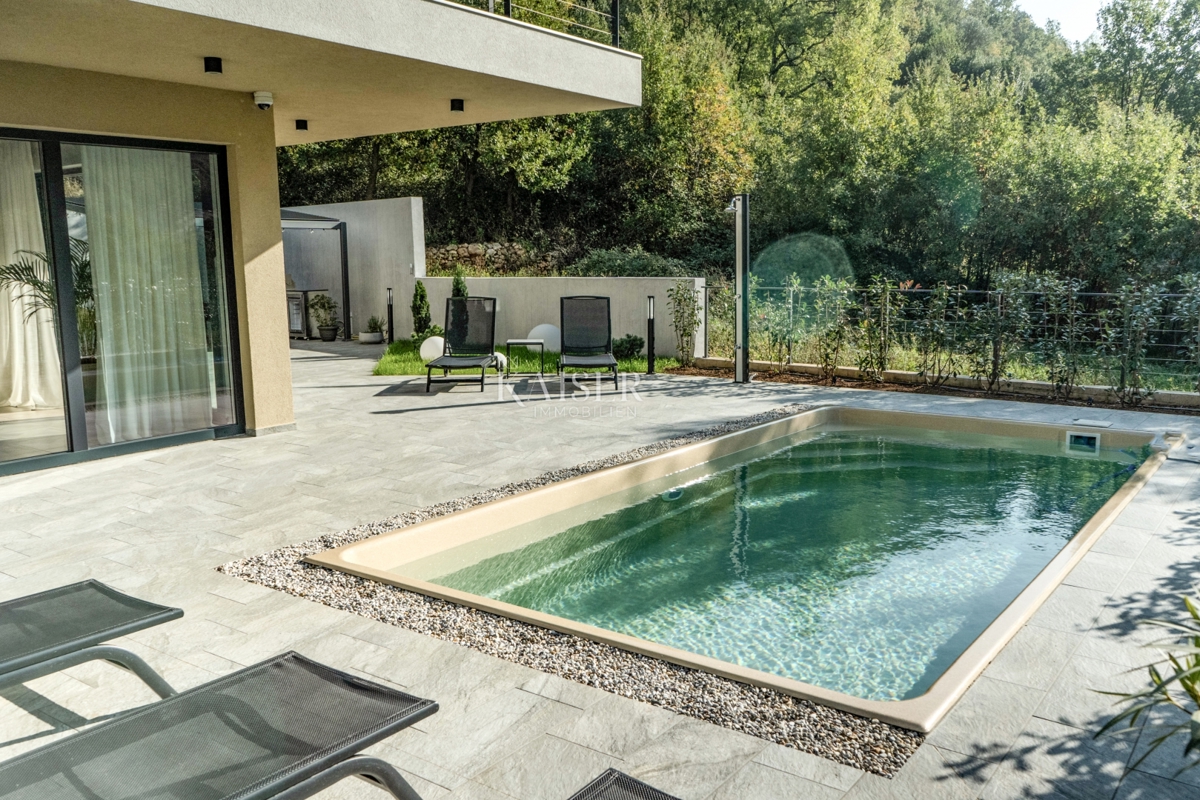 Abbazia, Mošćenička Draga - Nuovissima villa di lusso con piscina a 800 m dal mare