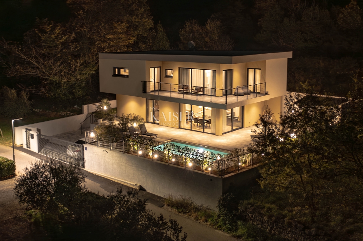 Abbazia, Mošćenička Draga - Nuovissima villa di lusso con piscina a 800 m dal mare