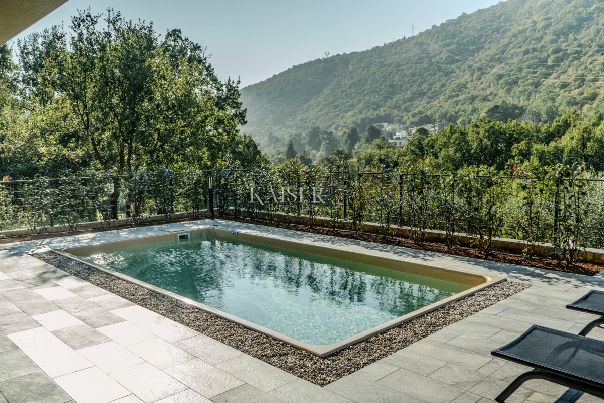 Abbazia, Mošćenička Draga - Nuovissima villa di lusso con piscina a 800 m dal mare