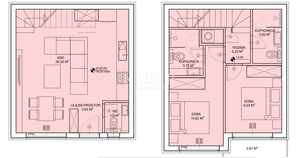 Zadar, Sv.Petar - Moderno appartamento duplex con giardino
