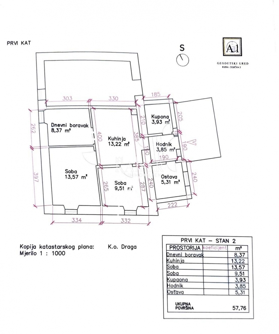 Rijeka, Draga – Tradizionale casa bifamiliare in pietra con giardino e garage