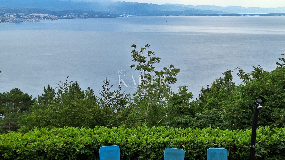 Abbazia, Veprinac, casa familiare con piscina, vista sul Quarnero