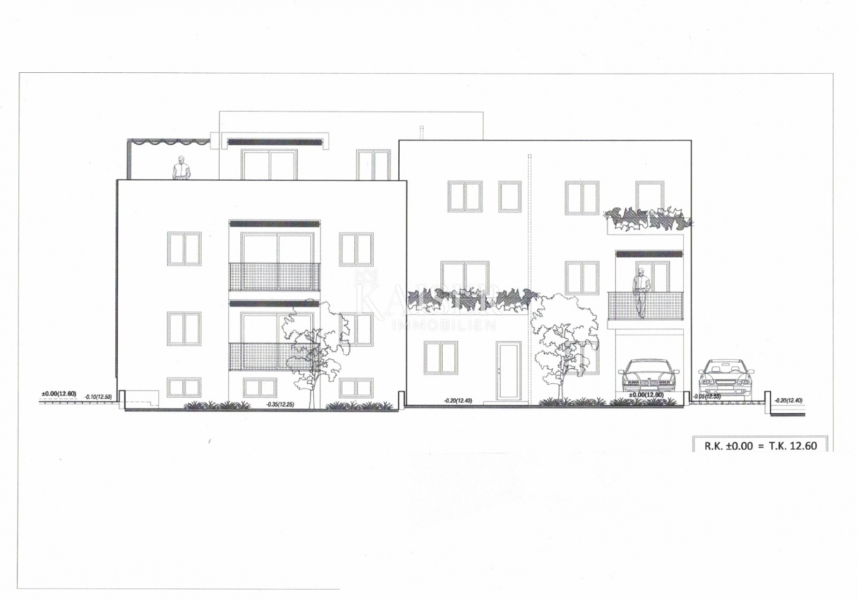 Spalato, K.Sućurac - appartamento con due camere da letto S3 a 300 m dal mare