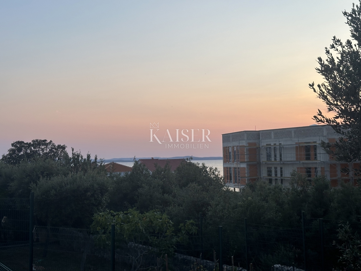 Zara, Diklo - Terreno edificabile a 90 m dalla spiaggia, vista mare