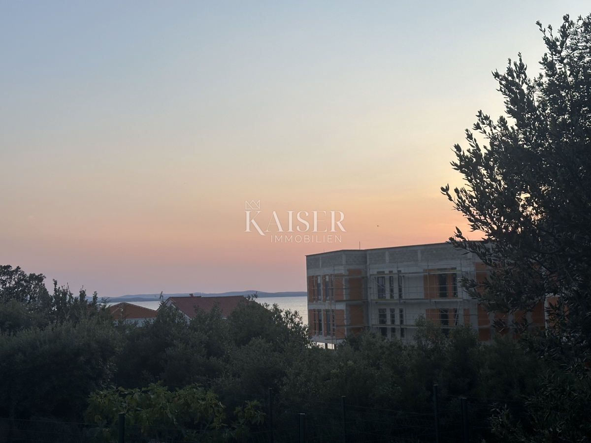 Zara, Diklo - Terreno edificabile a 90 m dalla spiaggia, vista mare