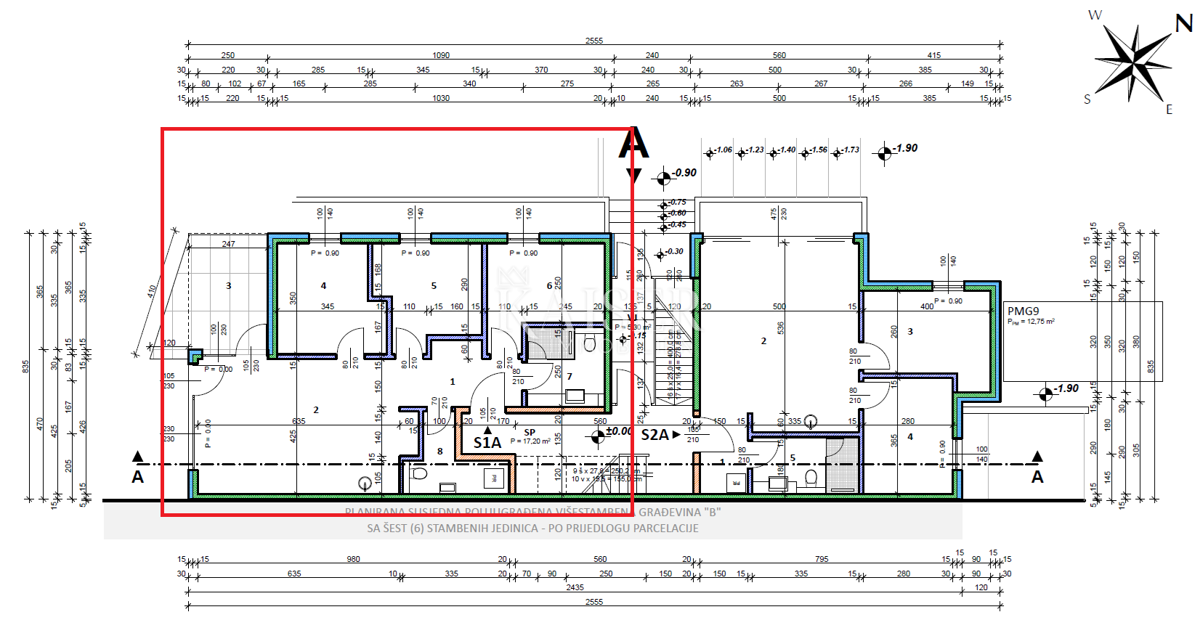 Istria, zona Umago - appartamento 82m2, nuova costruzione a 500m dal mare