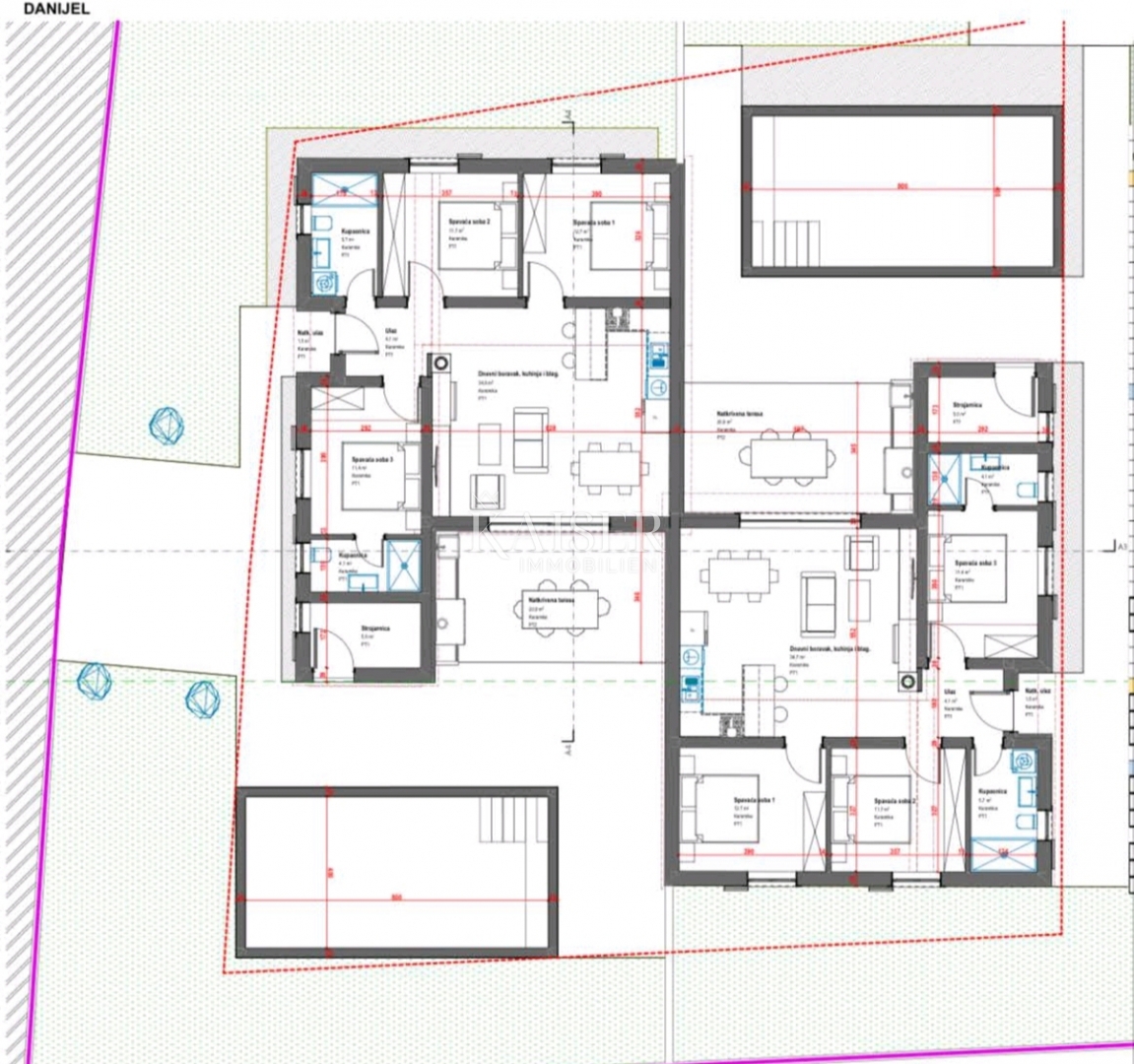 Istria, Kaštelir - moderna casa bifamiliare 