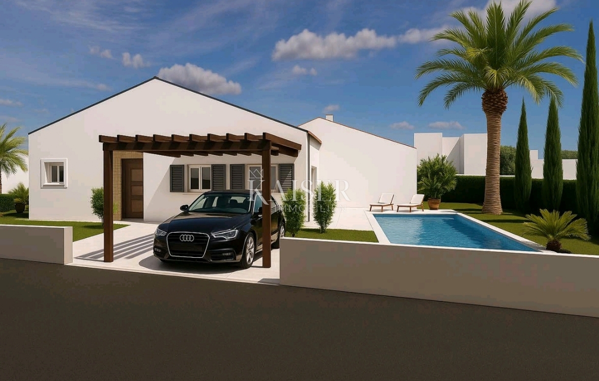 Istria, Kaštelir - moderna casa bifamiliare 