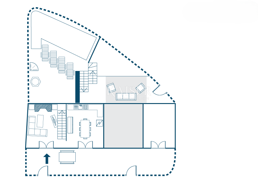 Istria, zona di Rovigno - affascinante casa in pietra di 170m2 con piscina