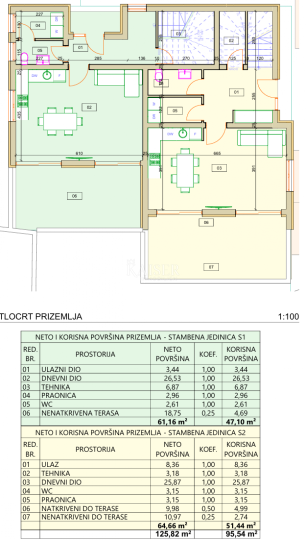 Srima, Vodice - Moderna casa a tre piani (S1) con vista mare