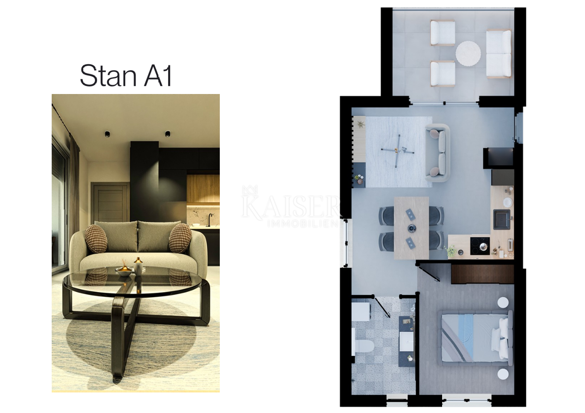 Appartamento Rogoznica, 1m2