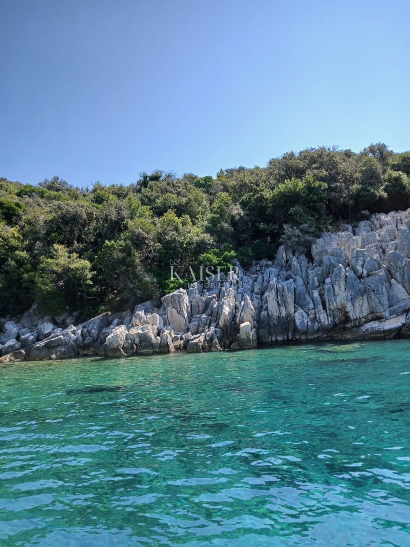 Isola di Cherso, terreno agricolo 20.000 m2 in riva al mare