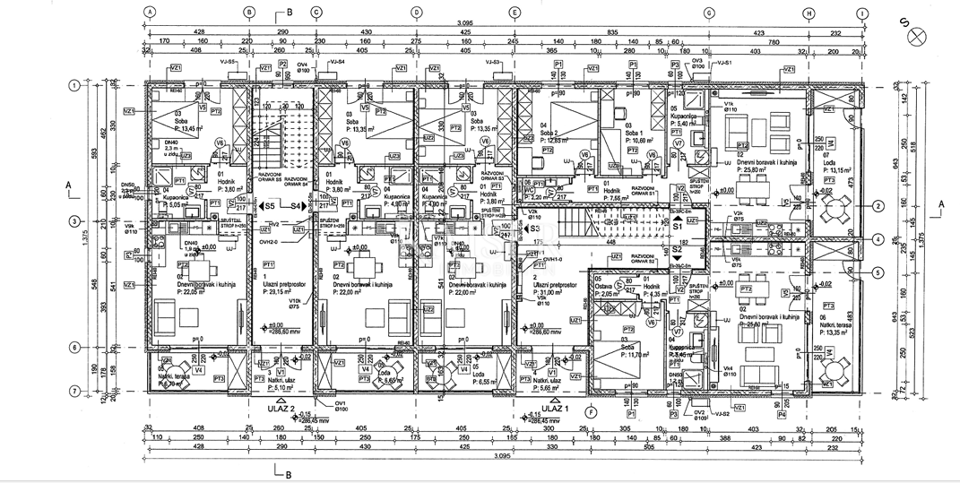 Dražice, nuova costruzione - appartamento con 1 camera da letto + soggiorno e giardino