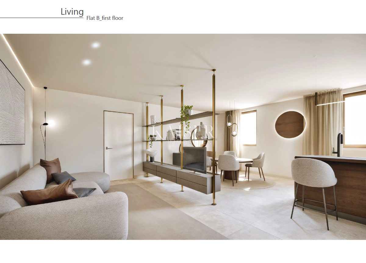 Istria, Cittanova - appartamento di lusso nel centro di Cittanova, 83m2; posizione privilegiata