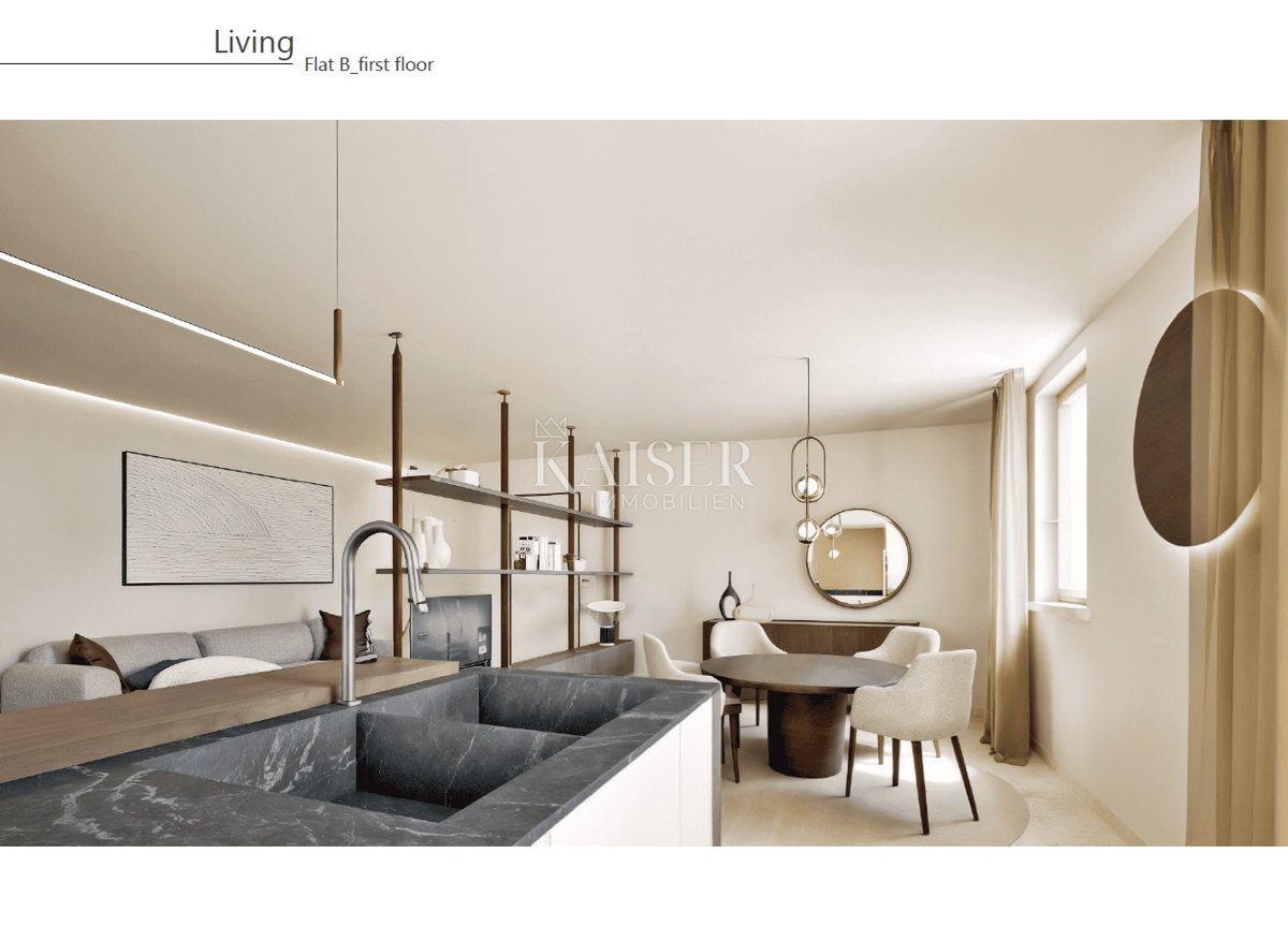 Istria, Cittanova - appartamento di lusso nel centro di Cittanova, 83m2; posizione privilegiata