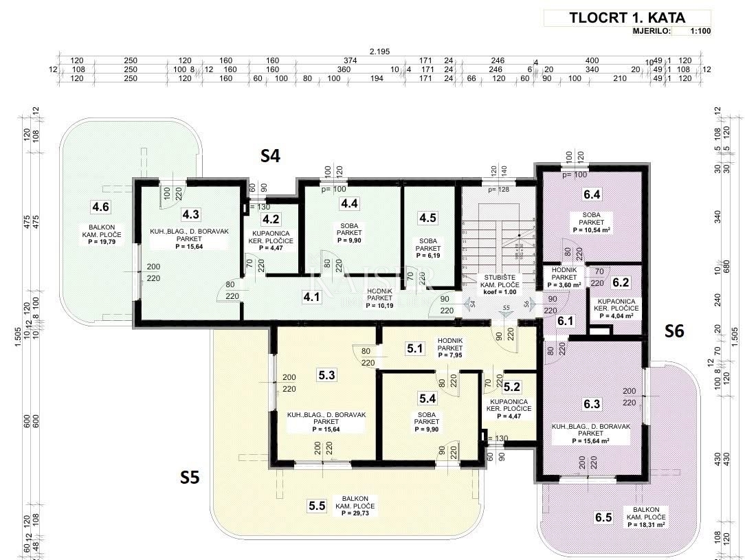 Pag, Povljana - appartamento 56 m2 prima fila al mare