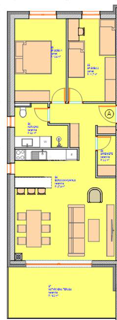 Istria, Umago, dintorni - appartamento in un nuovo edificio, 90m2, 300m dal mare, piano terra