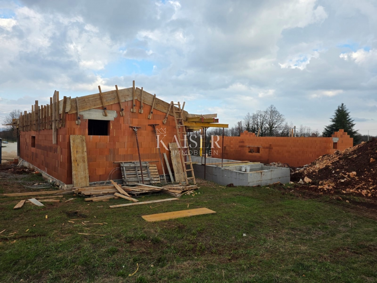 Istria, Žminj - casa a un piano con piscina