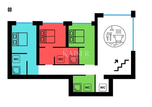 Rabac - villa di lusso con il mare nel palmo della mano, 200 m2