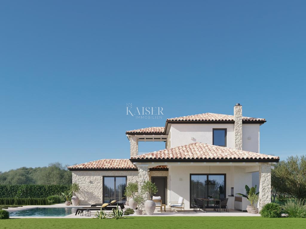 Istria, Parenzo - villa in stile istriano con vista sul mare