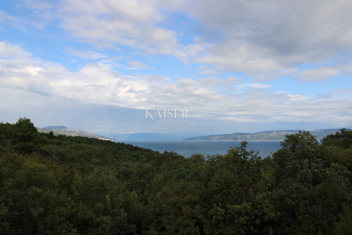 Istra, Rabac - terreno con vista impressionante, 1.015 m2