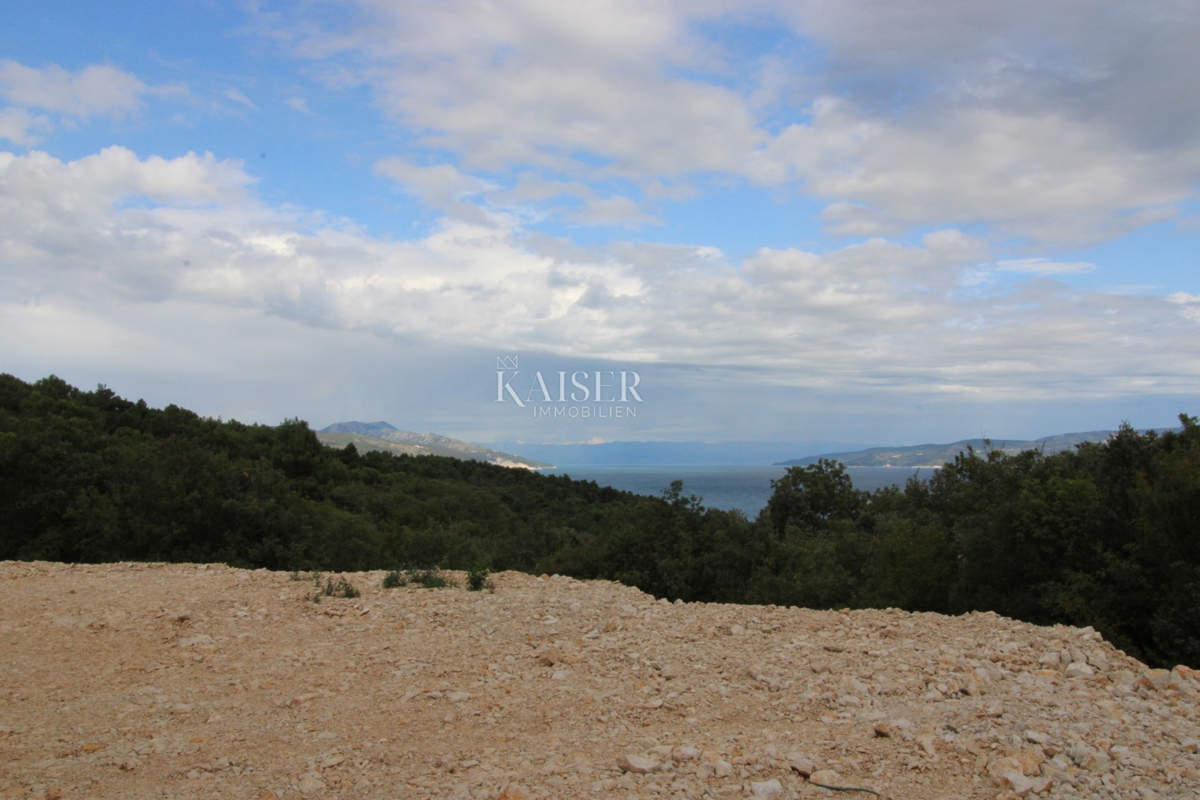 Istra, Rabac - terreno con vista impressionante, 1.015 m2