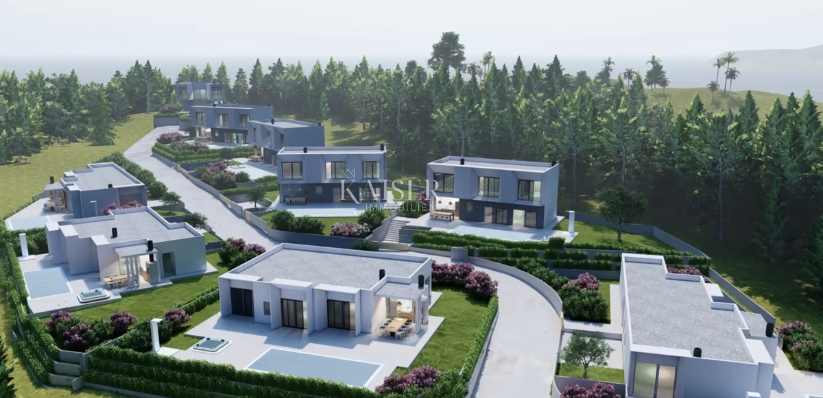 Trget - nuova costruzione con piscina, 158 m2